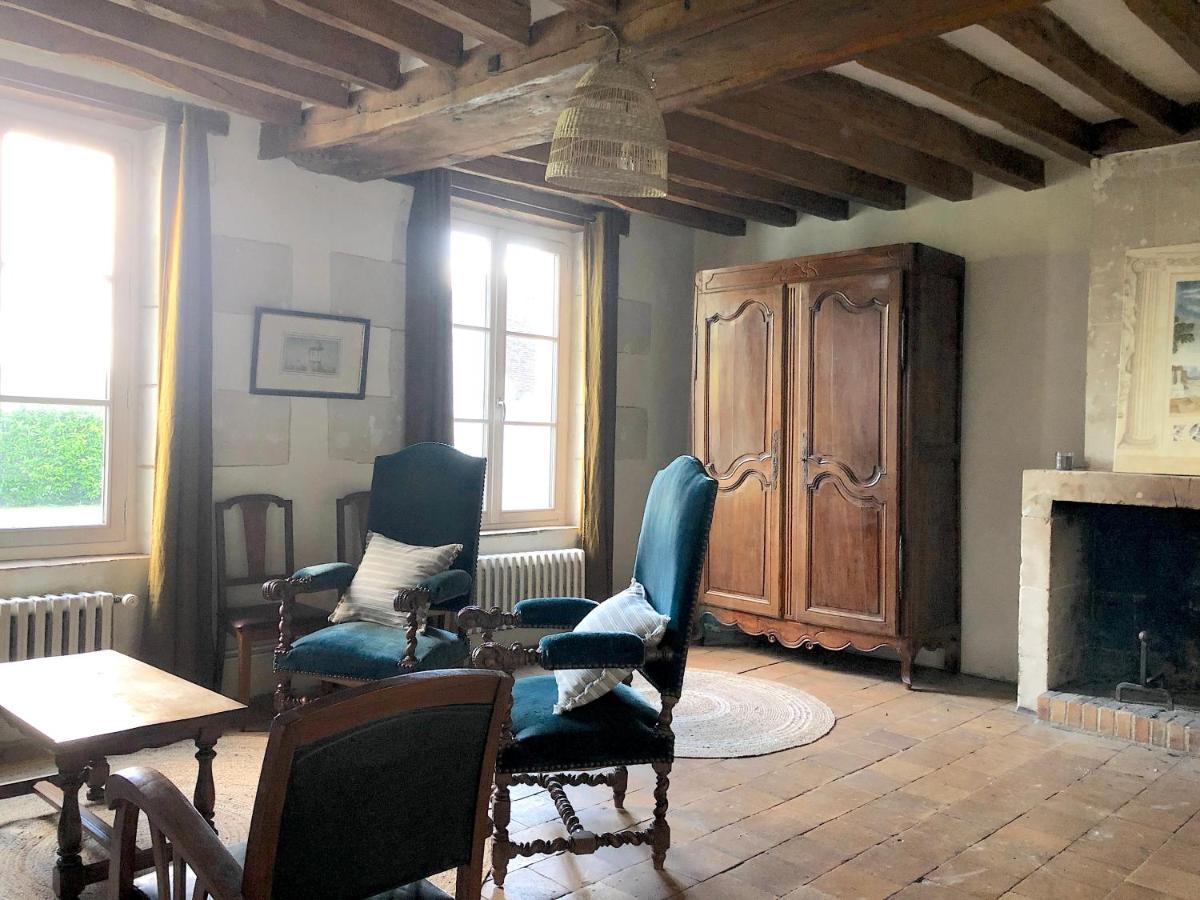 Le Charme De L'Ancien Au Calme Et A 8 Min De Chenonceaux Appartement La Croix-en-Touraine Buitenkant foto