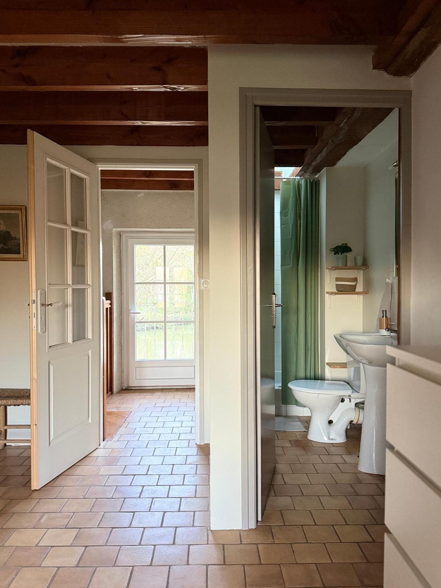 Le Charme De L'Ancien Au Calme Et A 8 Min De Chenonceaux Appartement La Croix-en-Touraine Buitenkant foto